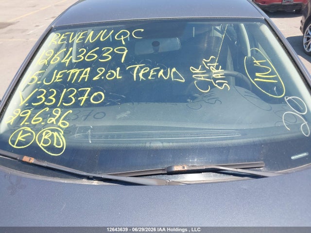 3VW1K7AJ7FM331370 Volkswagen Jetta 2.0l Trendline/2.0l Trendline+