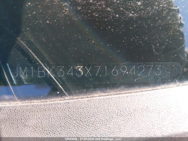 12643640 :رقم المزاد ، JM1BK343X71694273 vin ، 2007 Mazda 3 Hatchback مزاد بيع