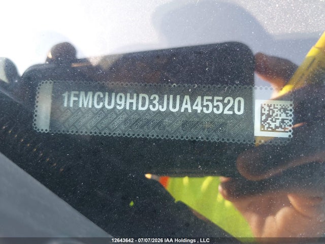 Ford ESCAPE SEL 2018 1FMCU9HD3JUA45520 Image 19