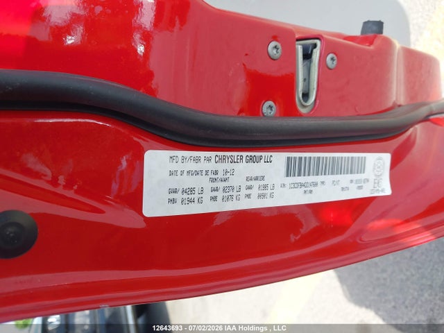 12643693 :رقم المزاد ، 1C3CDFBA4DD147600 vin ، 2013 Dodge Dart Sxt/rallye مزاد بيع