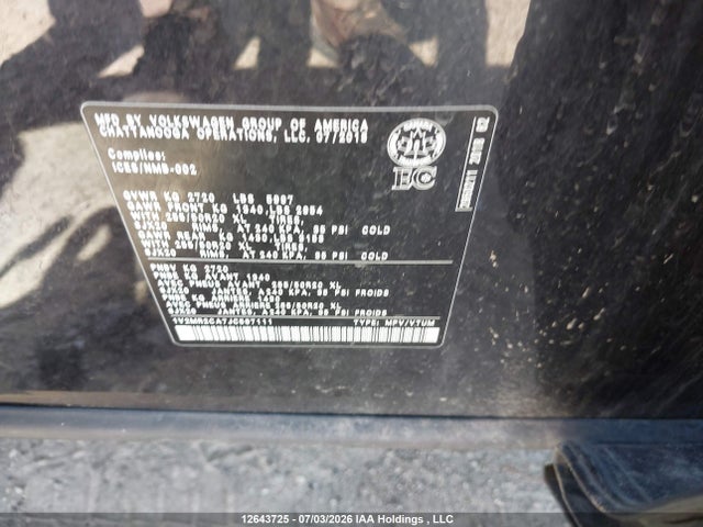 Volkswagen ATLAS SEL 2018 1V2MR2CA7JC587111 Image 18