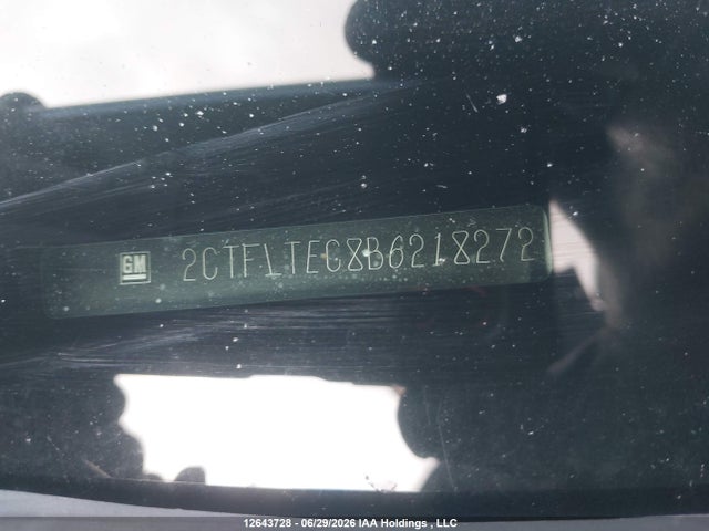 Aukcja sprzedaży 2011 Gmc Terrain Sle-2, vin: 2CTFLTEC8B6218272, numer aukcji: 12643728