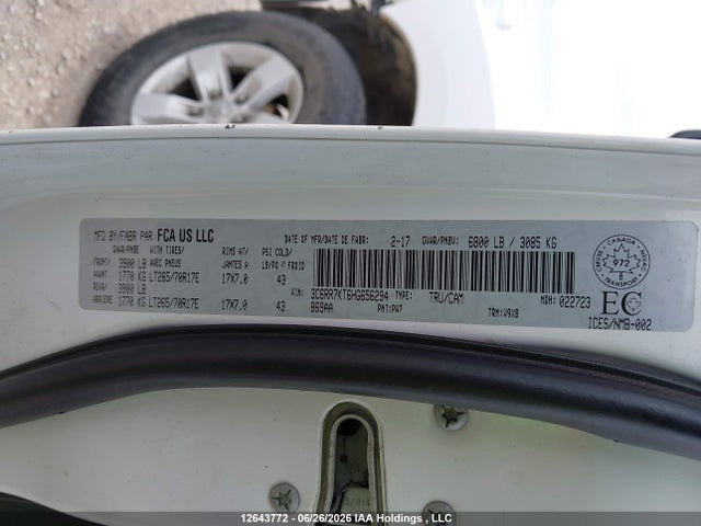 3C6RR7KT6HG656294 RAM 1500 St