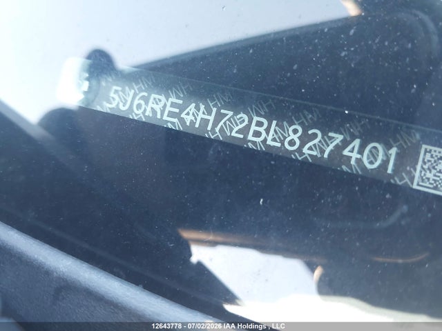 12643778 :رقم المزاد ، 5J6RE4H72BL827401 vin ، 2011 Honda Cr-v Exl مزاد بيع