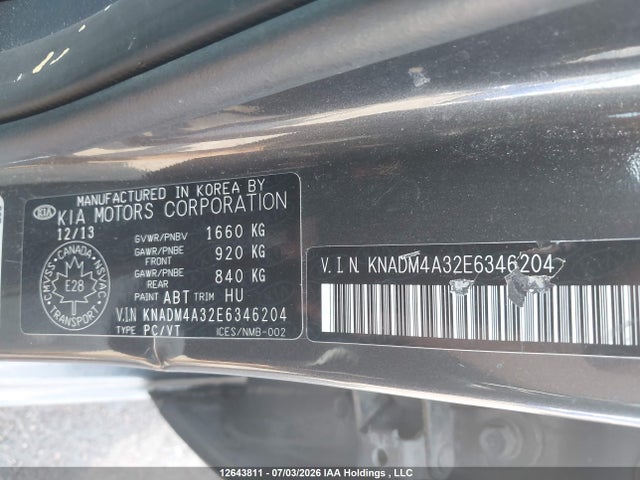KIA RIO LX 2014 KNADM4A32E6346204 Image 19