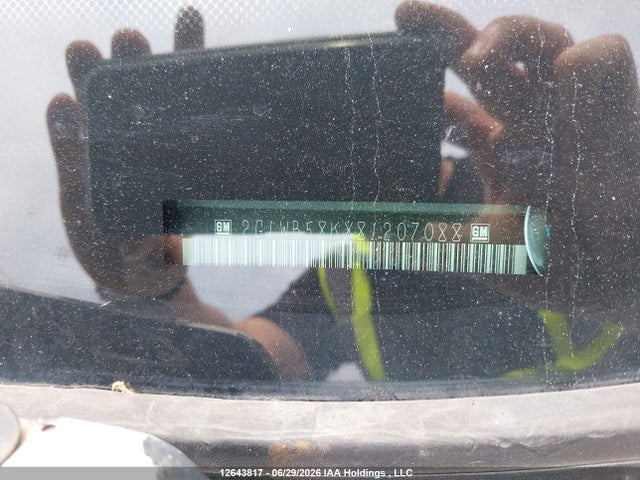 12643817 :رقم المزاد ، 2G1WB58KX81207088 vin ، 2008 Chevrolet Impala Ls مزاد بيع