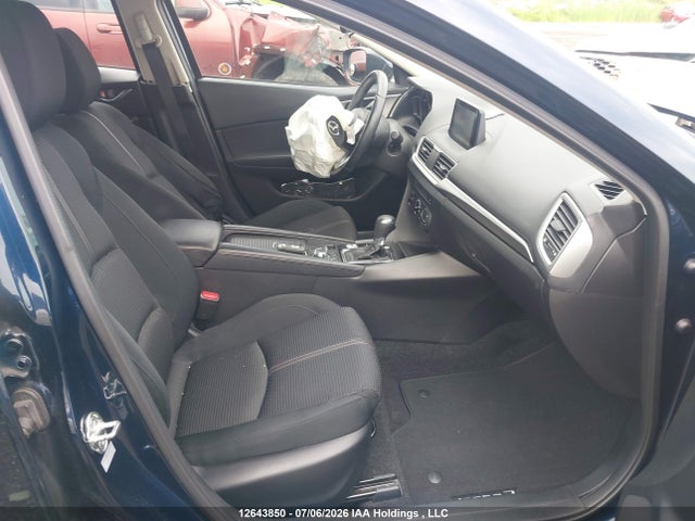 2017 Mazda 3 Touring მანქანა იყიდება აუქციონზე, vin: JM1BN1L76H1130590, აუქციონის ნომერი: 12643850