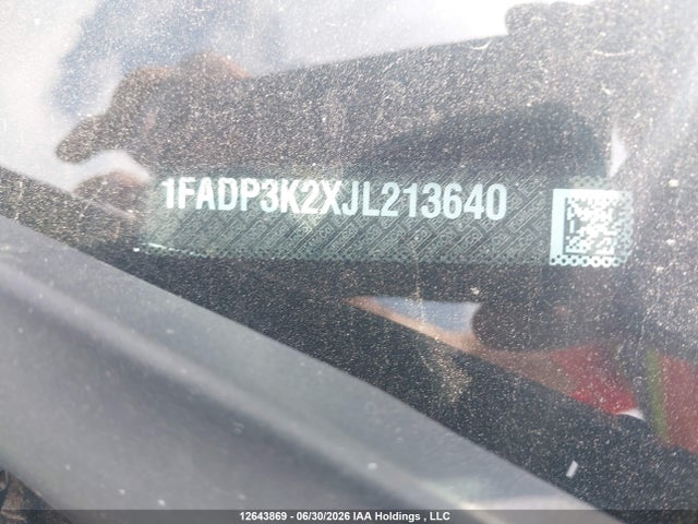 Продажа на аукционе авто 2018 Ford Focus Se, vin: 1FADP3K2XJL213640, номер лота: 12643869