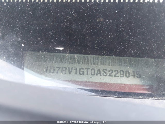 Продаж на аукціоні авто 2010 Dodge Ram 1500, vin: 1D7RV1GT0AS229045, номер лоту: 12643891