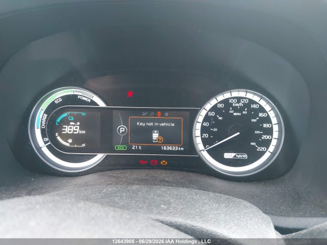 12643905 :رقم المزاد ، KNDCC3LC4H5060163 vin ، 2017 Kia Niro Ex مزاد بيع