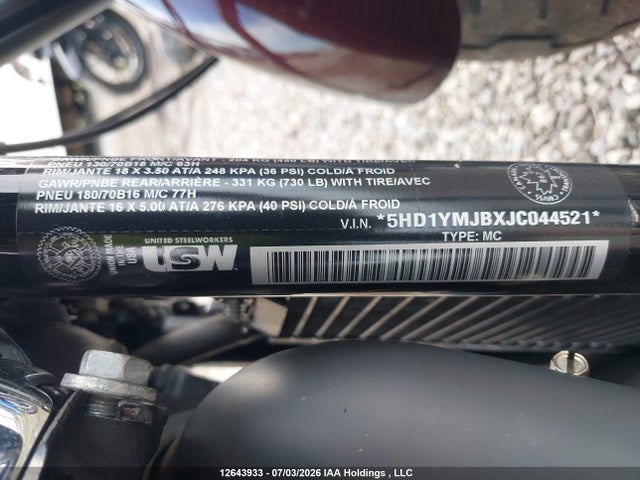 Harley-Davidson Flsb Sport Glide 2018 5HD1YMJBXJC044521 Image 10