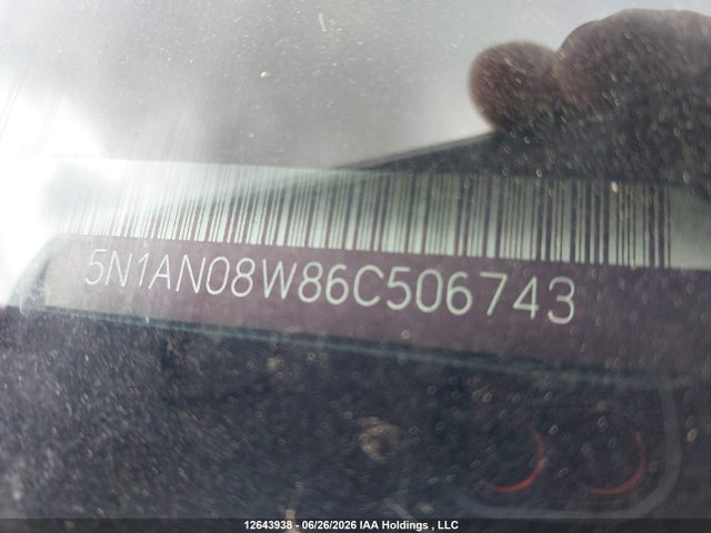Aukcja sprzedaży 2006 Nissan Xterra Off Road/s/se, vin: 5N1AN08W86C506743, numer aukcji: 12643938