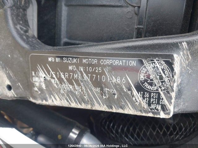 12643940 :رقم المزاد ، JS1GR7MA9T7101186 vin ، 2026 Suzuki Gsx-r750 مزاد بيع