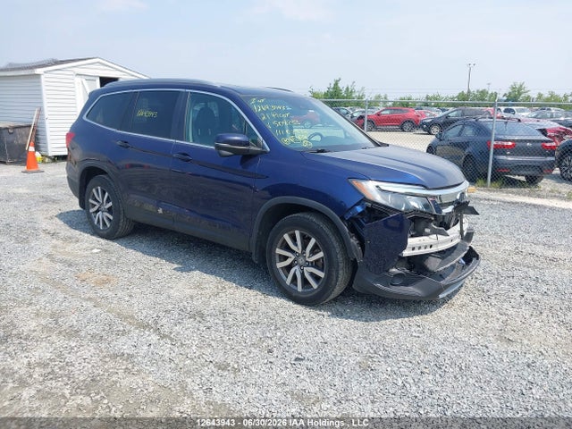 2021 Honda Pilot Ex-l Navi მანქანა იყიდება აუქციონზე, vin: 5FNYF6H71MB508233, აუქციონის ნომერი: 12643943