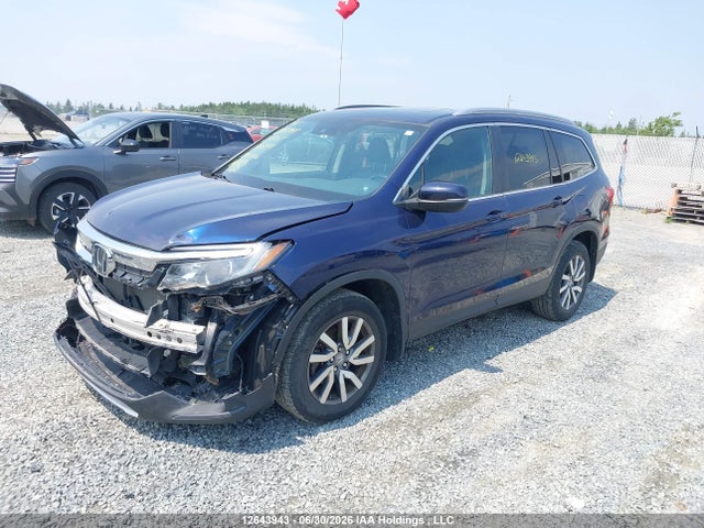 2021 Honda Pilot Ex-l Navi მანქანა იყიდება აუქციონზე, vin: 5FNYF6H71MB508233, აუქციონის ნომერი: 12643943