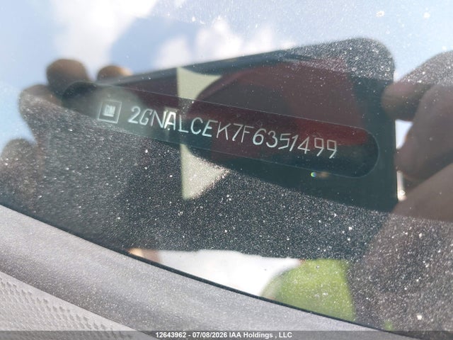 2015 Chevrolet Equinox 2lt მანქანა იყიდება აუქციონზე, vin: 2GNALCEK7F6351499, აუქციონის ნომერი: 12643962