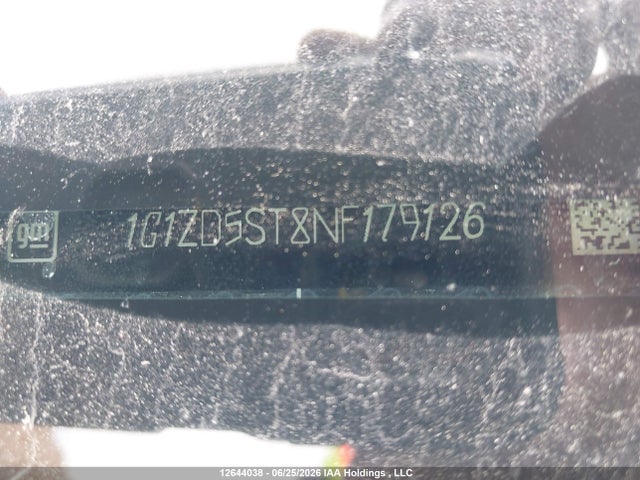 12644038 :رقم المزاد ، 1G1ZD5ST8NF179126 vin ، 2022 Chevrolet Malibu Lt مزاد بيع