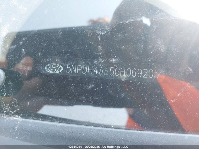 Aukcja sprzedaży 2012 Hyundai Elantra Gl, vin: 5NPDH4AE5CH069205, numer aukcji: 12644054