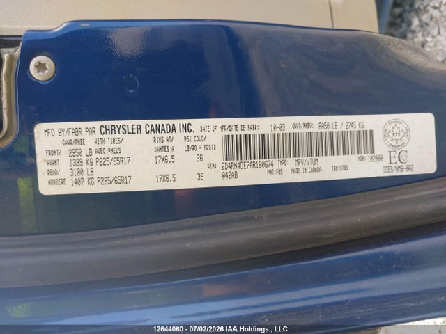 Aukcja sprzedaży 2010 Dodge Grand Caravan Se, vin: 2D4RN4DE7AR180674, numer aukcji: 12644060