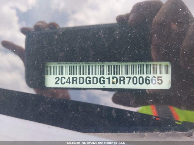 12644080 :رقم المزاد ، 2C4RDGDG1DR700665 vin ، 2013 Dodge Grand Caravan Crew مزاد بيع