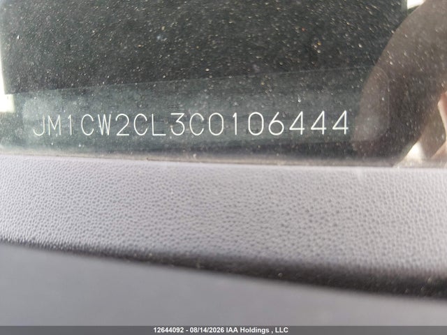 12644092 :رقم المزاد ، JM1CW2CL3C0106444 vin ، 2012 Mazda 5 مزاد بيع