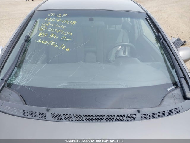 Aukcja sprzedaży 2007 Honda Civic Lx, vin: 2HGFA16577H004909, numer aukcji: 12644108