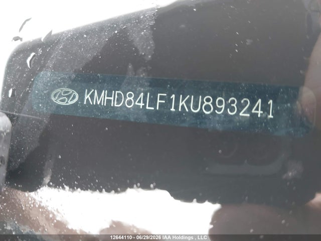 Продаж на аукціоні авто 2019 Hyundai Elantra Sel/value/limited, vin: KMHD84LF1KU893241, номер лоту: 12644110