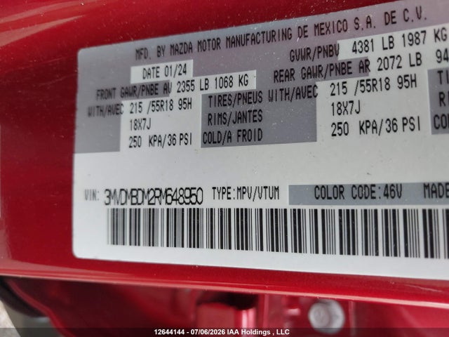 3MVDMBDM2RM648950 Mazda Cx-30 Gt