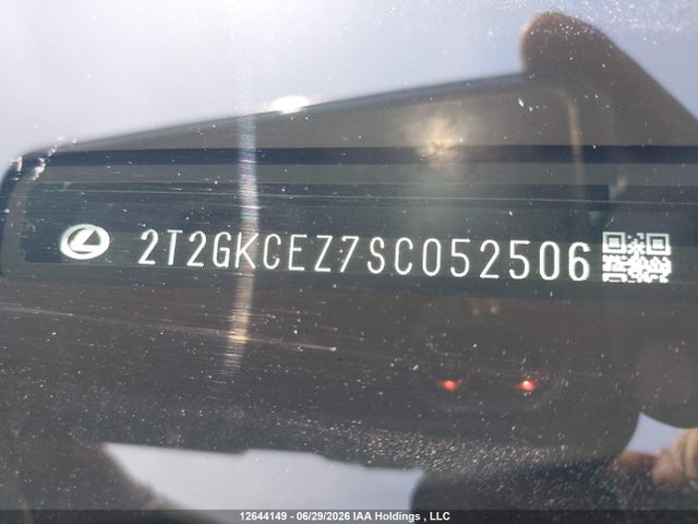 Auction sale of the 2025 Lexus Nx 350h 350h, vin: 2T2GKCEZ7SC052506, lot number: 12644149