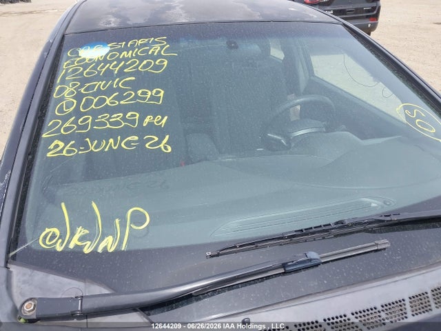 2008 Honda Civic მანქანა იყიდება აუქციონზე, vin: 2HGFA16448H006299, აუქციონის ნომერი: 12644209