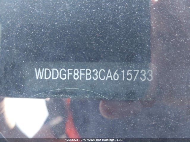 Aukcja sprzedaży 2012 Mercedes-benz C 250 4matic, vin: WDDGF8FB3CA615733, numer aukcji: 12644224