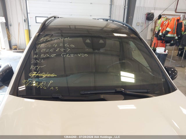Aukcja sprzedaży 2022 Mercedes-benz Gls 450 4matic, vin: 4JGFF5KE4NA626257, numer aukcji: 12644260