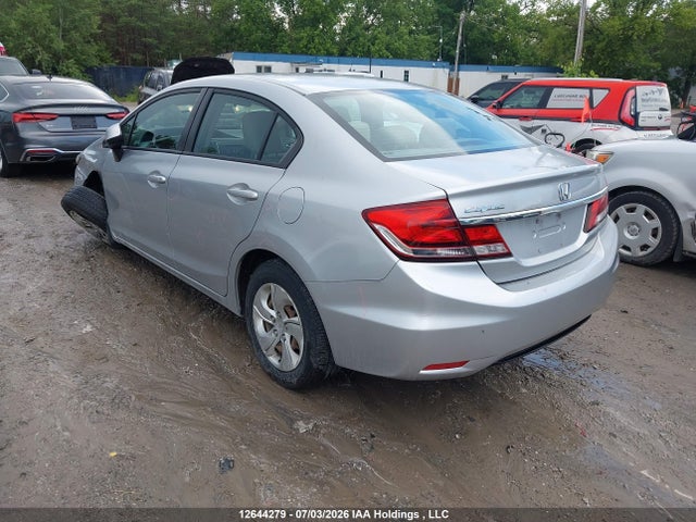 2013 Honda Civic Lx მანქანა იყიდება აუქციონზე, vin: 2HGFB2F42DH041775, აუქციონის ნომერი: 12644279