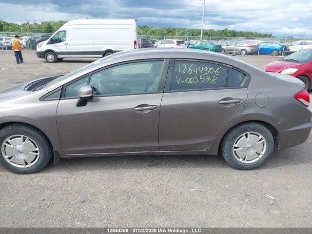 Aukcja sprzedaży 2013 Honda Civic Lx, vin: 2HGFB2F45DH009578, numer aukcji: 12644306