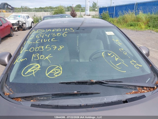 Aukcja sprzedaży 2013 Honda Civic Lx, vin: 2HGFB2F45DH009578, numer aukcji: 12644306