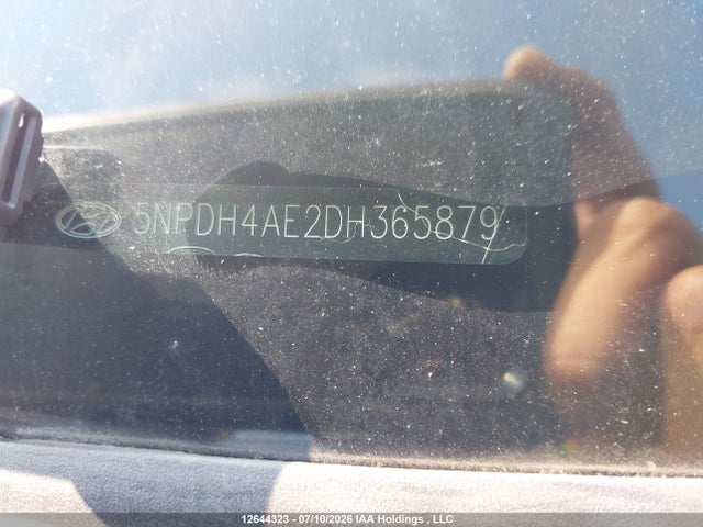 12644323 :رقم المزاد ، 5NPDH4AE2DH365879 vin ، 2013 Hyundai Elantra Gls/limited مزاد بيع