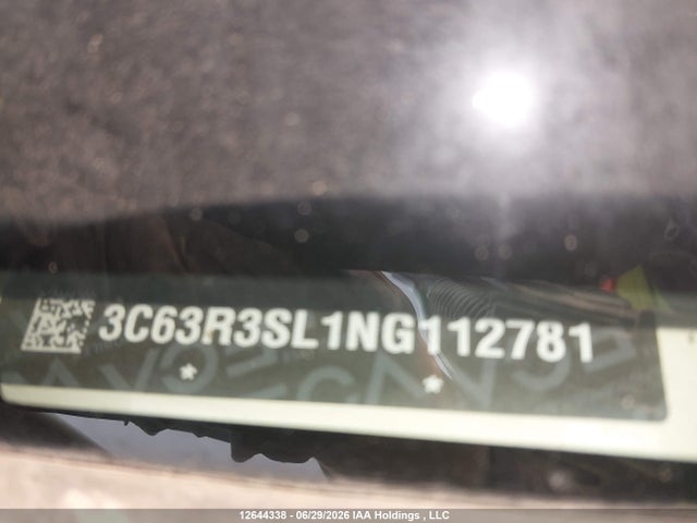 12644338 :رقم المزاد ، 3C63R3SL1NG112781 vin ، 2022 Ram 3500 Limited مزاد بيع