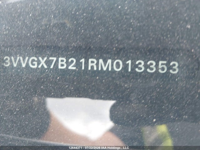 Продаж на аукціоні авто 2024 Volkswagen Taos, vin: 3VVGX7B21RM013353, номер лоту: 12644371