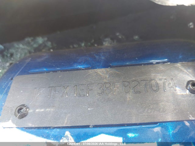 12644391 :رقم المزاد ، 1FTFX1EF3BFB27074 vin ، 2011 Ford F150 Super Cab مزاد بيع