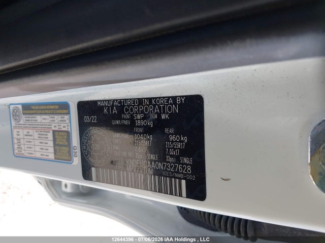 KIA SELTOS S 2022 KNDEUCAA0N7327628 Image 9