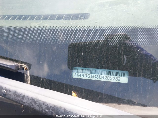 Продаж на аукціоні авто 2020 Dodge Grand Caravan Gt, vin: 2C4RDGEG8LR205232, номер лоту: 12644427
