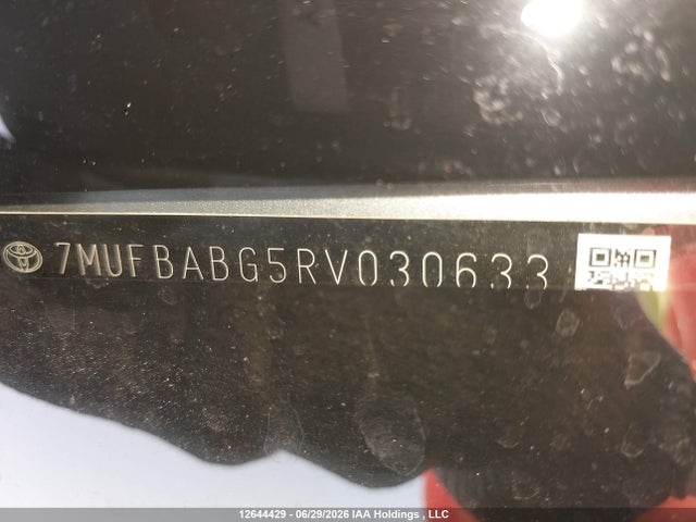 7MUFBABG5RV030633 Toyota Corolla Cross Hybrid Se