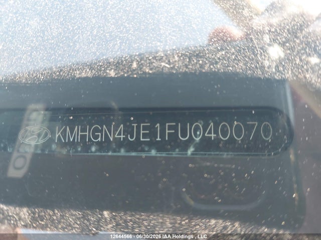 Продажа на аукционе авто 2015 Hyundai Genesis 3.8l, vin: KMHGN4JE1FU040070, номер лота: 12644566