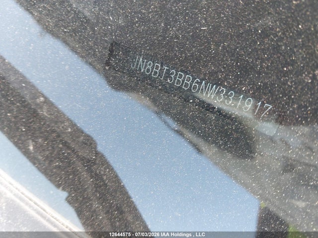 Продаж на аукціоні авто 2022 Nissan Rogue Sv, vin: JN8BT3BB6NW331917, номер лоту: 12644575