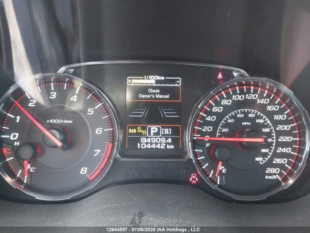 2020 Subaru Wrx Limited მანქანა იყიდება აუქციონზე, vin: JF1VA1G67L8825113, აუქციონის ნომერი: 12644597