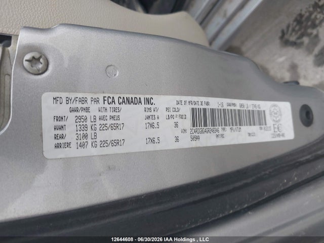 Dodge Grand Caravan Se 2016 2C4RDGBG4GR248346 Image 9