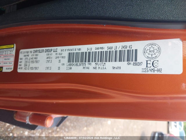 2011 Jeep Wrangler Unlimited Sport მანქანა იყიდება აუქციონზე, vin: 1J4BA3H10BL507979, აუქციონის ნომერი: 12644659