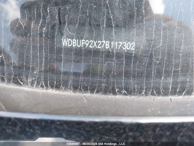 2007 Mercedes-benz E-class მანქანა იყიდება აუქციონზე, vin: WDBUF92X27B117302, აუქციონის ნომერი: 12644667