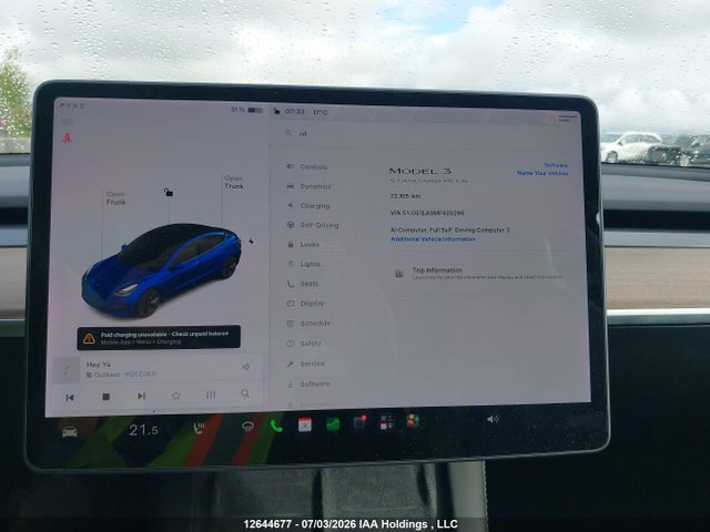 Tesla Model 3 Standard Range/standard Range Plus 2021 5YJ3E1EA5MF920266 Image 7