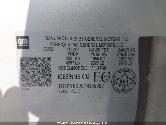 Chevrolet Bolt Euv Lt 2023 1G1FY6S09P4166967 Image 18